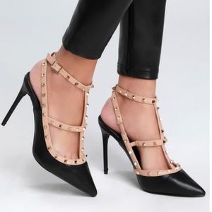 Lulus Vanek black heels